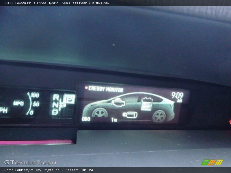 Sea Glass Pearl / Misty Gray 2013 Toyota Prius Three Hybrid