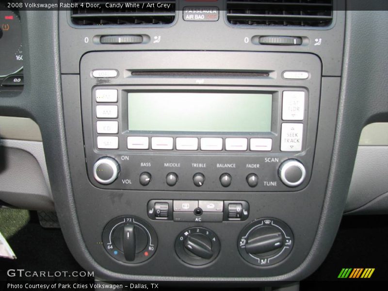 Candy White / Art Grey 2008 Volkswagen Rabbit 4 Door