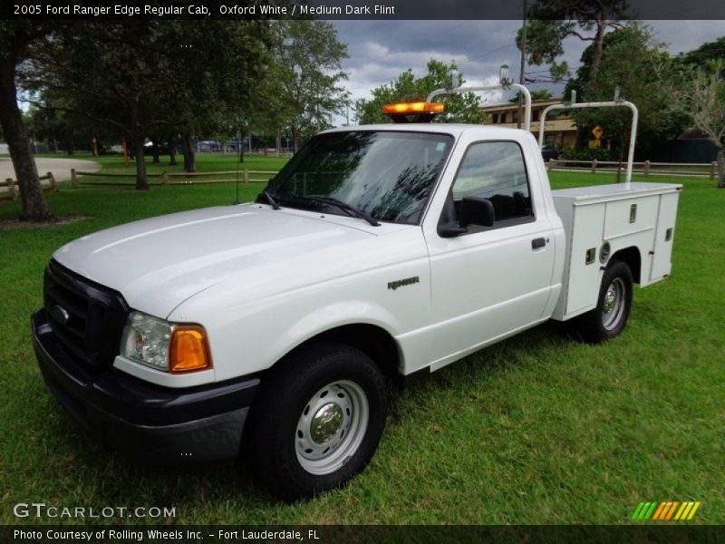Oxford White / Medium Dark Flint 2005 Ford Ranger Edge Regular Cab