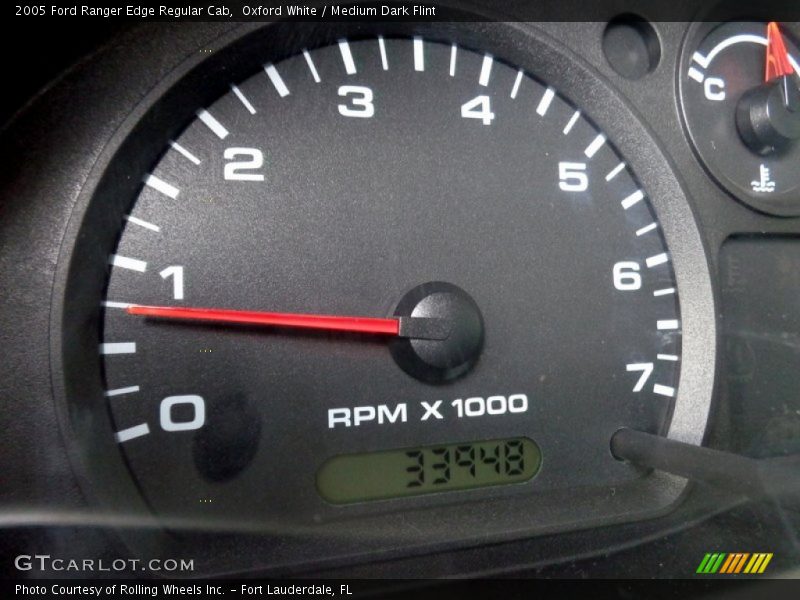 Oxford White / Medium Dark Flint 2005 Ford Ranger Edge Regular Cab