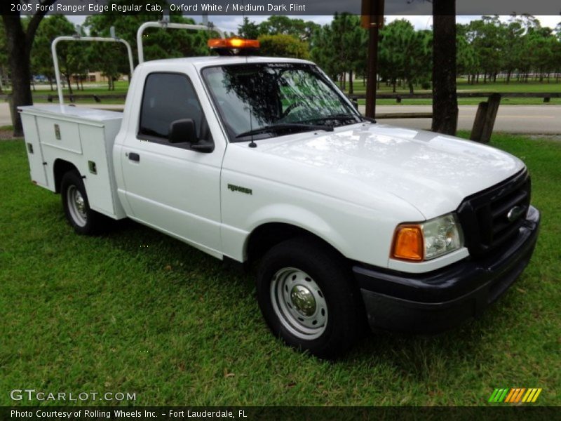 Oxford White / Medium Dark Flint 2005 Ford Ranger Edge Regular Cab
