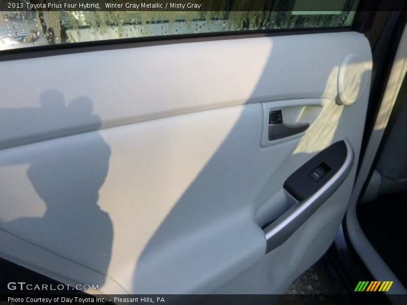 Winter Gray Metallic / Misty Gray 2013 Toyota Prius Four Hybrid