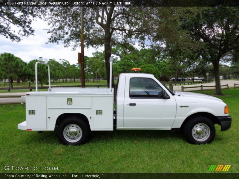 Oxford White / Medium Dark Flint 2005 Ford Ranger Edge Regular Cab