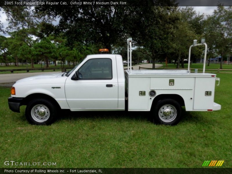 Oxford White / Medium Dark Flint 2005 Ford Ranger Edge Regular Cab