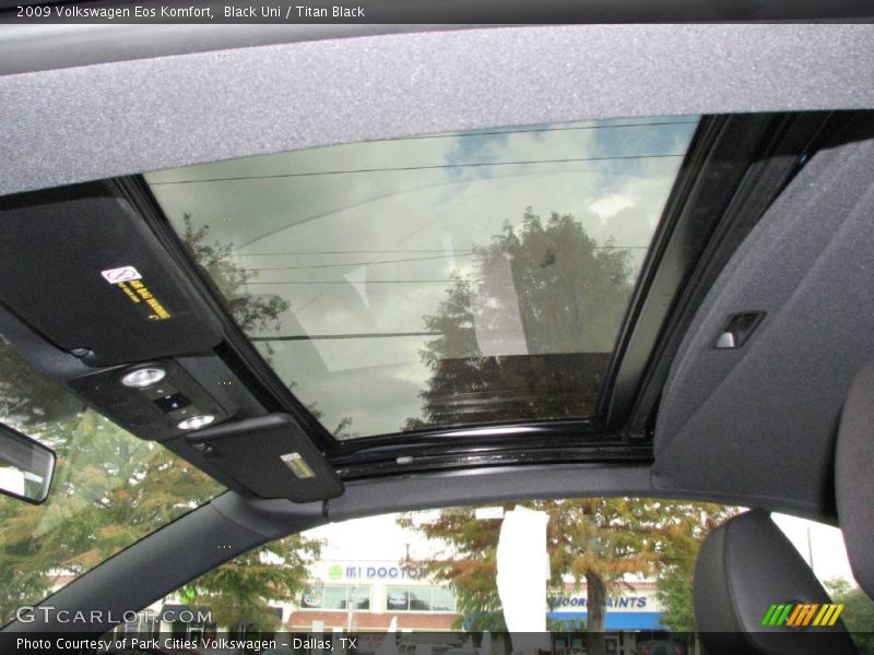 Black Uni / Titan Black 2009 Volkswagen Eos Komfort