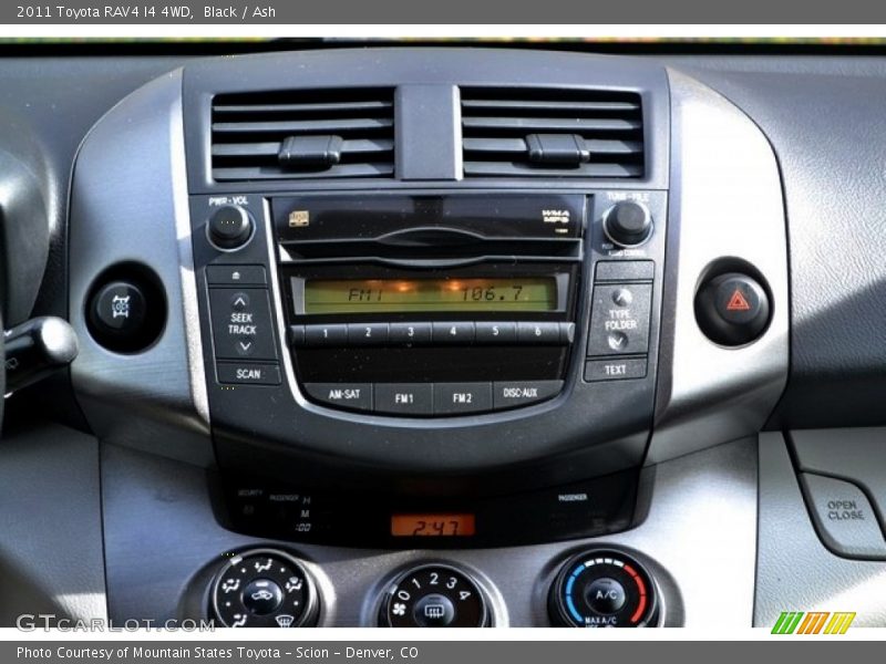 Black / Ash 2011 Toyota RAV4 I4 4WD