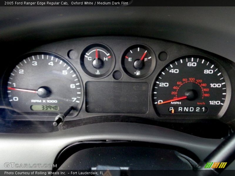 Oxford White / Medium Dark Flint 2005 Ford Ranger Edge Regular Cab