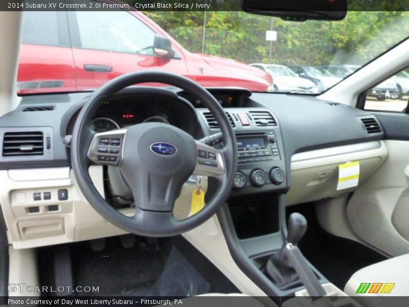 Dashboard of 2014 XV Crosstrek 2.0i Premium