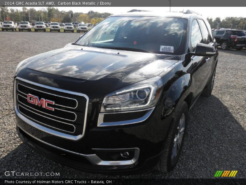Carbon Black Metallic / Ebony 2014 GMC Acadia SLT AWD