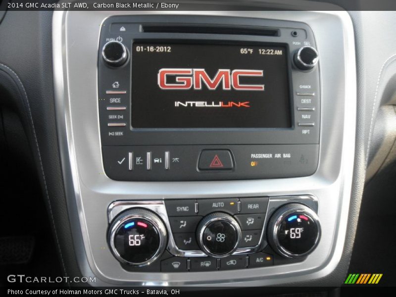 Carbon Black Metallic / Ebony 2014 GMC Acadia SLT AWD