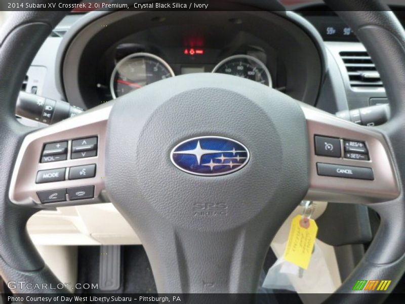 Crystal Black Silica / Ivory 2014 Subaru XV Crosstrek 2.0i Premium