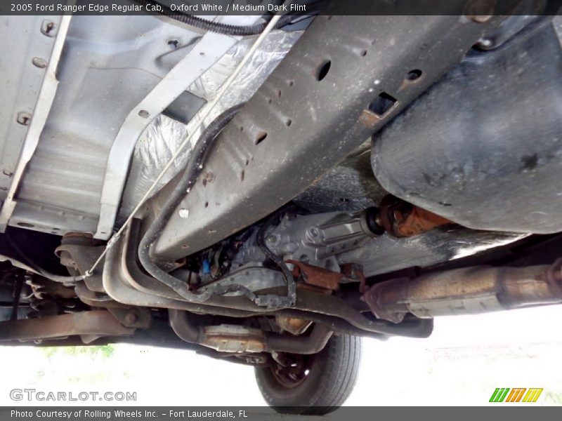 Oxford White / Medium Dark Flint 2005 Ford Ranger Edge Regular Cab