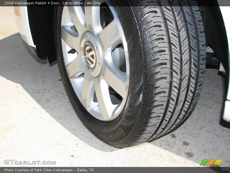 Candy White / Art Grey 2008 Volkswagen Rabbit 4 Door