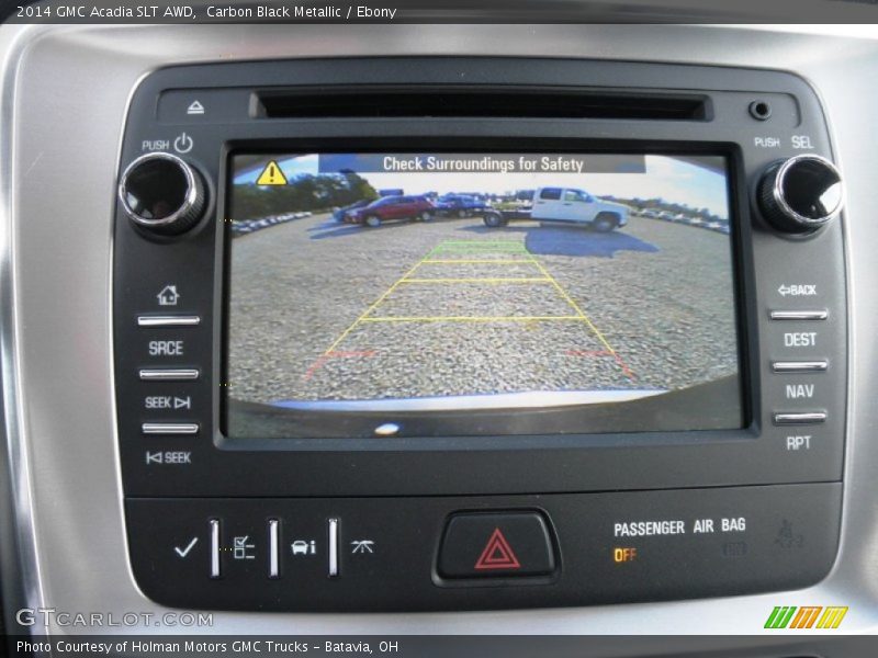 Carbon Black Metallic / Ebony 2014 GMC Acadia SLT AWD