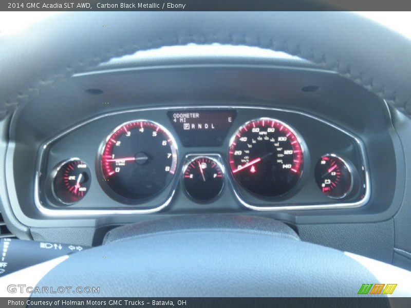Carbon Black Metallic / Ebony 2014 GMC Acadia SLT AWD