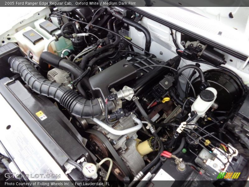 Oxford White / Medium Dark Flint 2005 Ford Ranger Edge Regular Cab