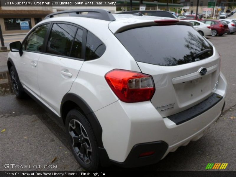 Satin White Pearl / Ivory 2014 Subaru XV Crosstrek 2.0i Limited