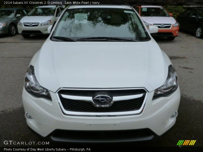 Satin White Pearl / Ivory 2014 Subaru XV Crosstrek 2.0i Limited
