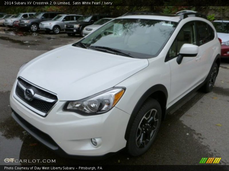 Satin White Pearl / Ivory 2014 Subaru XV Crosstrek 2.0i Limited