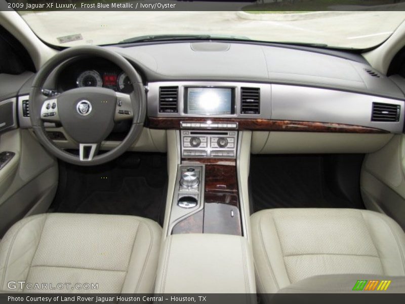 Frost Blue Metallic / Ivory/Oyster 2009 Jaguar XF Luxury