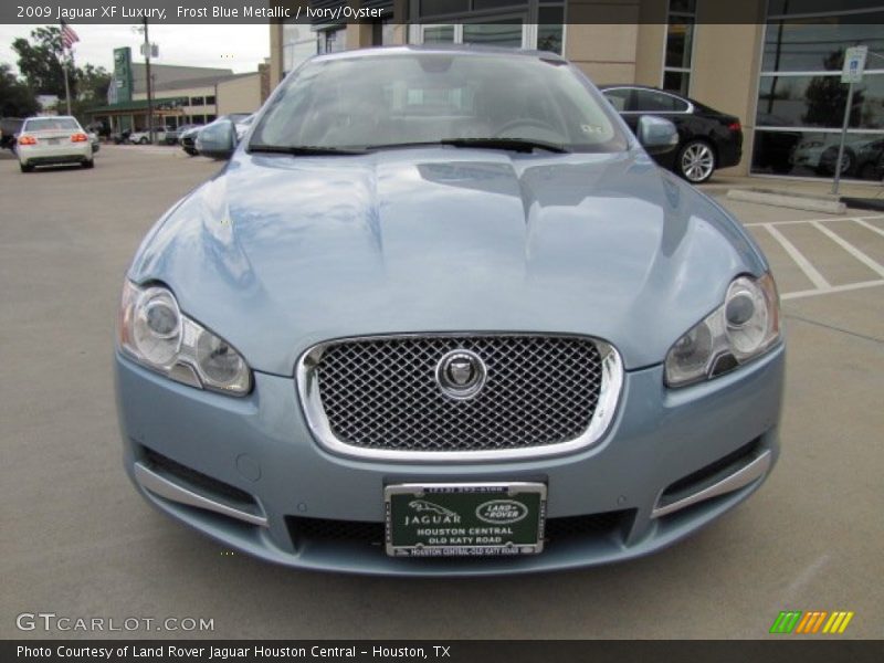Frost Blue Metallic / Ivory/Oyster 2009 Jaguar XF Luxury