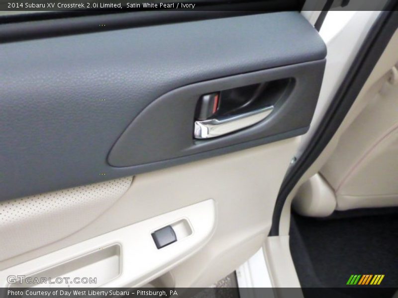 Satin White Pearl / Ivory 2014 Subaru XV Crosstrek 2.0i Limited