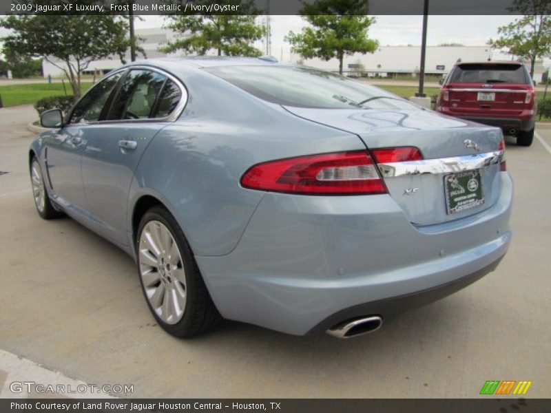 Frost Blue Metallic / Ivory/Oyster 2009 Jaguar XF Luxury
