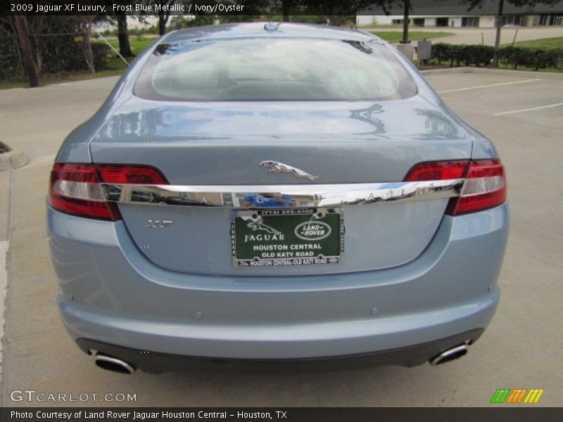 Frost Blue Metallic / Ivory/Oyster 2009 Jaguar XF Luxury
