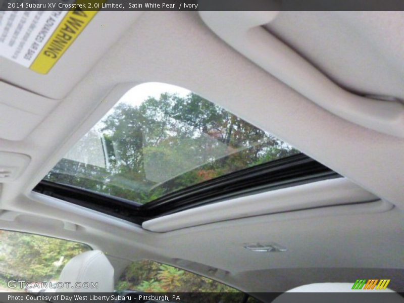 Satin White Pearl / Ivory 2014 Subaru XV Crosstrek 2.0i Limited