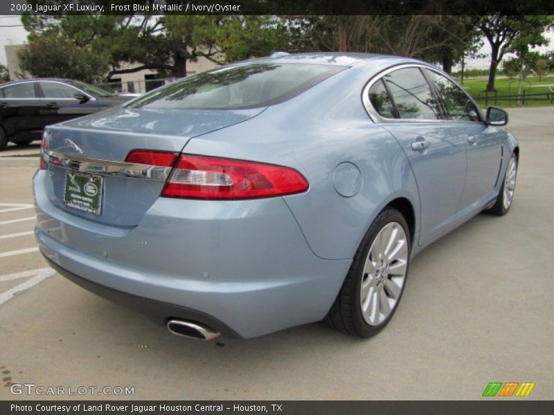 Frost Blue Metallic / Ivory/Oyster 2009 Jaguar XF Luxury