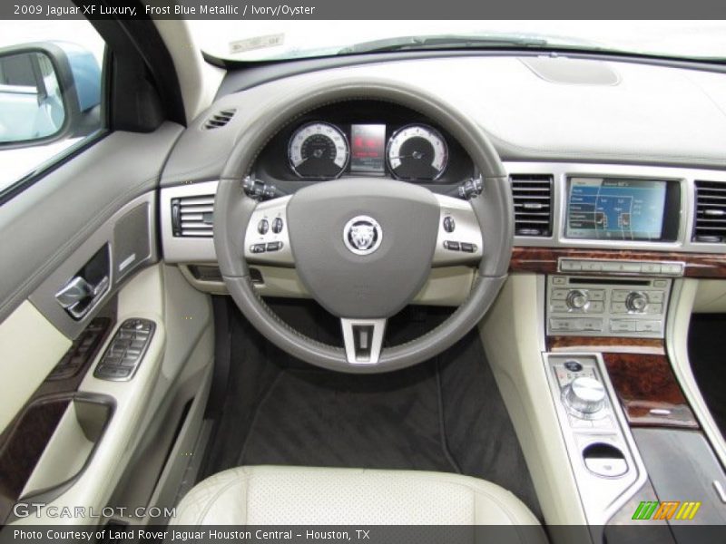 Frost Blue Metallic / Ivory/Oyster 2009 Jaguar XF Luxury