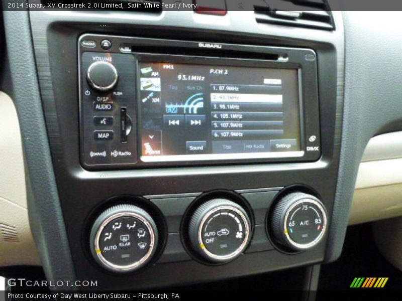 Satin White Pearl / Ivory 2014 Subaru XV Crosstrek 2.0i Limited