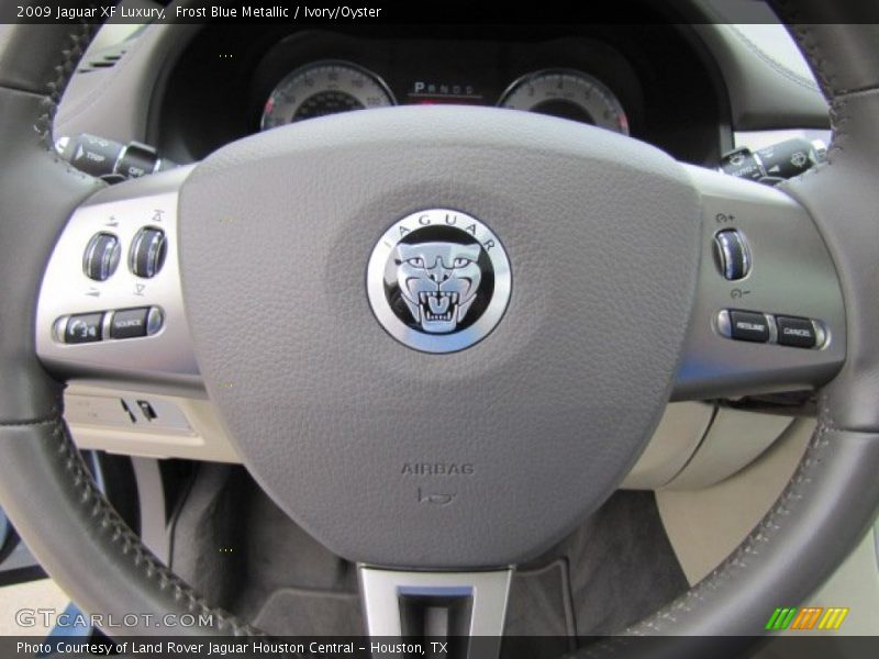 Frost Blue Metallic / Ivory/Oyster 2009 Jaguar XF Luxury