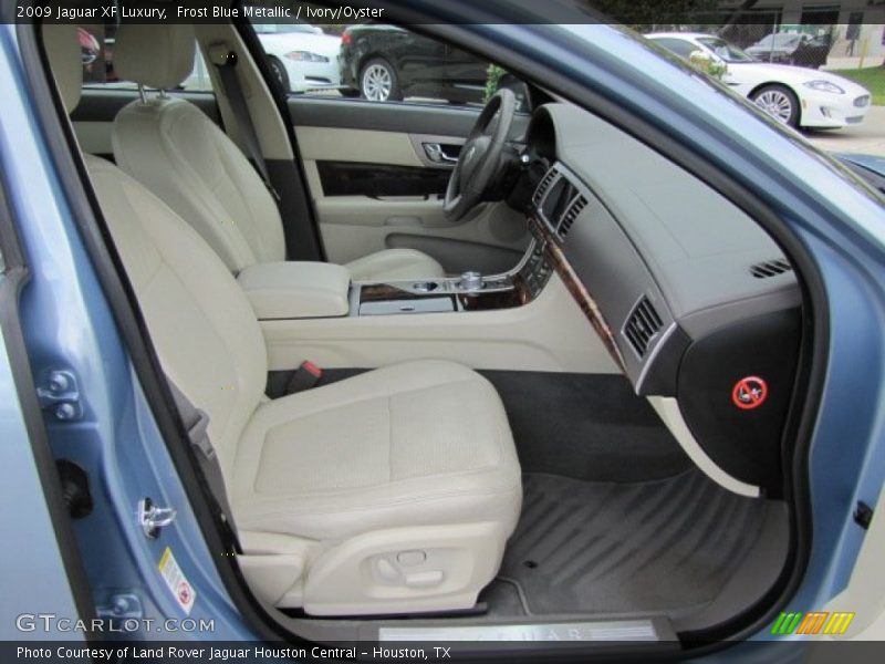 Frost Blue Metallic / Ivory/Oyster 2009 Jaguar XF Luxury