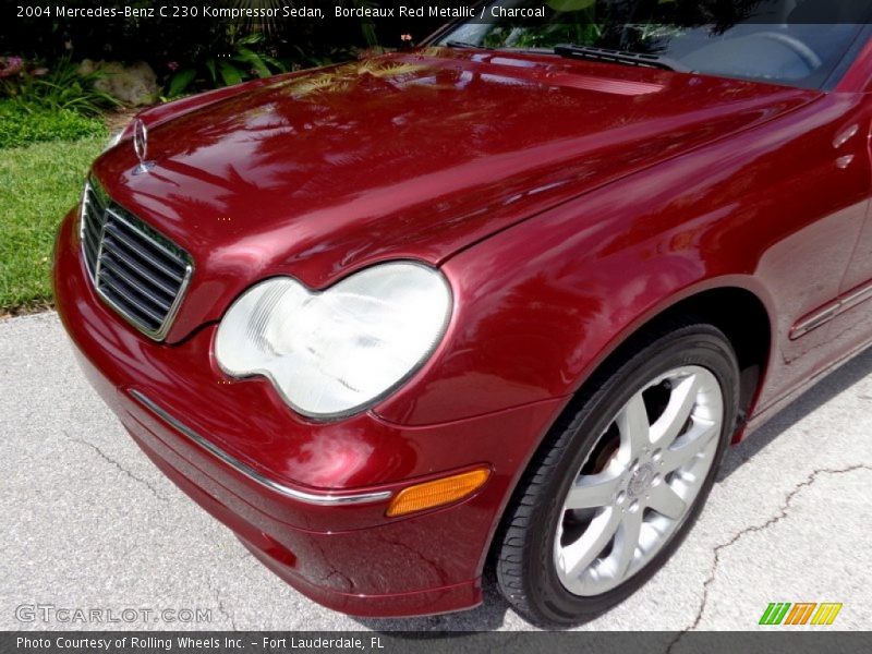 Bordeaux Red Metallic / Charcoal 2004 Mercedes-Benz C 230 Kompressor Sedan