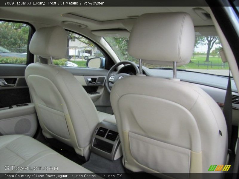 Frost Blue Metallic / Ivory/Oyster 2009 Jaguar XF Luxury