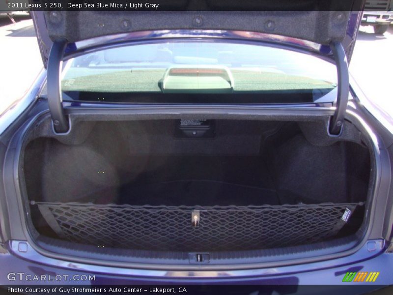 Deep Sea Blue Mica / Light Gray 2011 Lexus IS 250