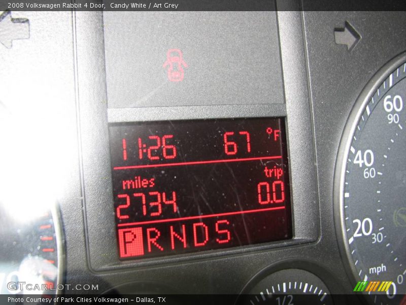 Candy White / Art Grey 2008 Volkswagen Rabbit 4 Door