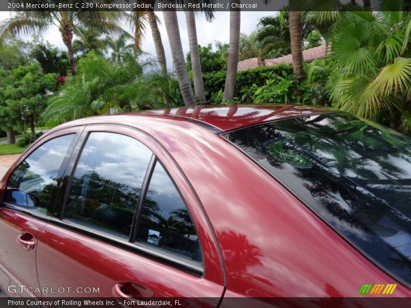 Bordeaux Red Metallic / Charcoal 2004 Mercedes-Benz C 230 Kompressor Sedan