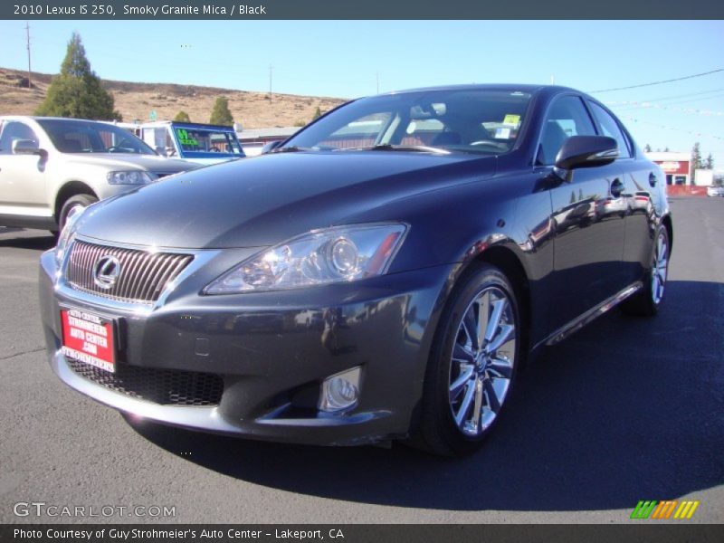 Smoky Granite Mica / Black 2010 Lexus IS 250