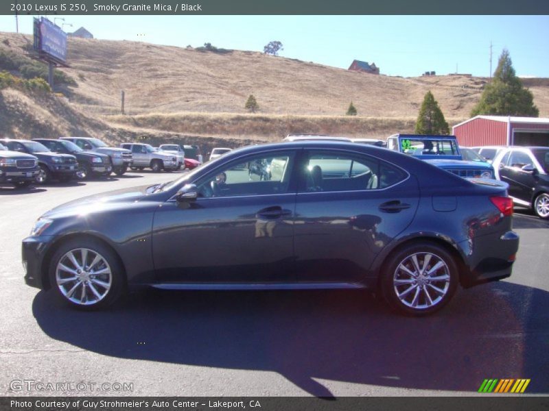 Smoky Granite Mica / Black 2010 Lexus IS 250