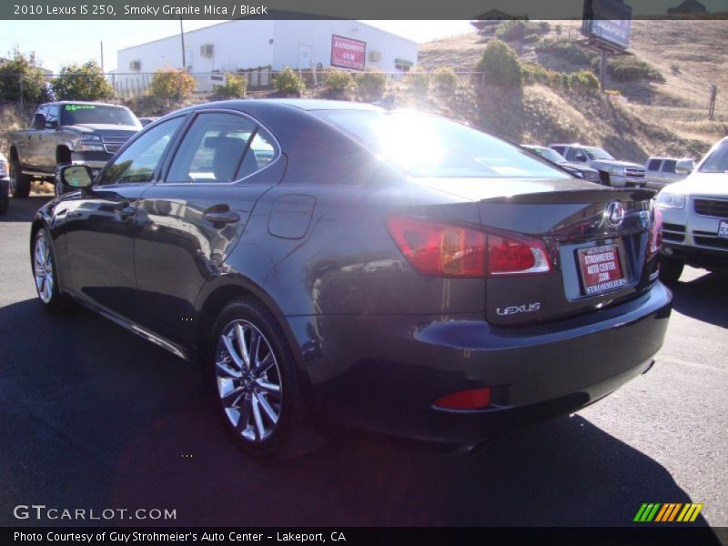 Smoky Granite Mica / Black 2010 Lexus IS 250