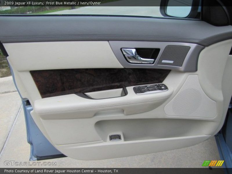 Frost Blue Metallic / Ivory/Oyster 2009 Jaguar XF Luxury