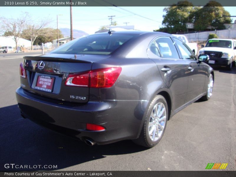 Smoky Granite Mica / Black 2010 Lexus IS 250