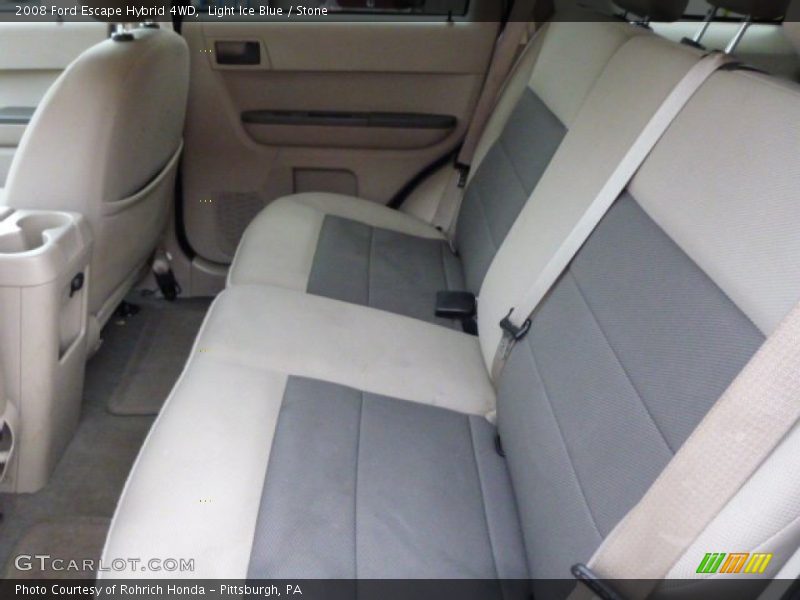 Light Ice Blue / Stone 2008 Ford Escape Hybrid 4WD