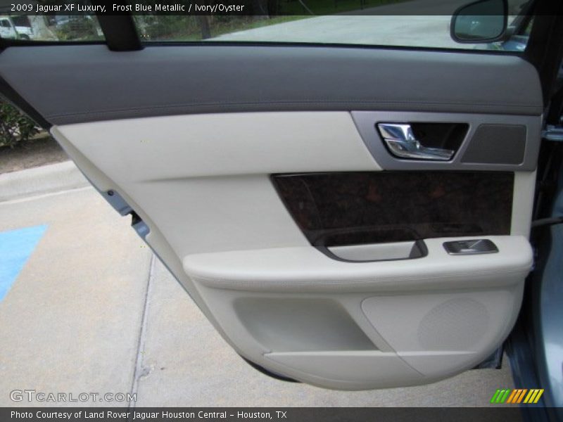 Frost Blue Metallic / Ivory/Oyster 2009 Jaguar XF Luxury