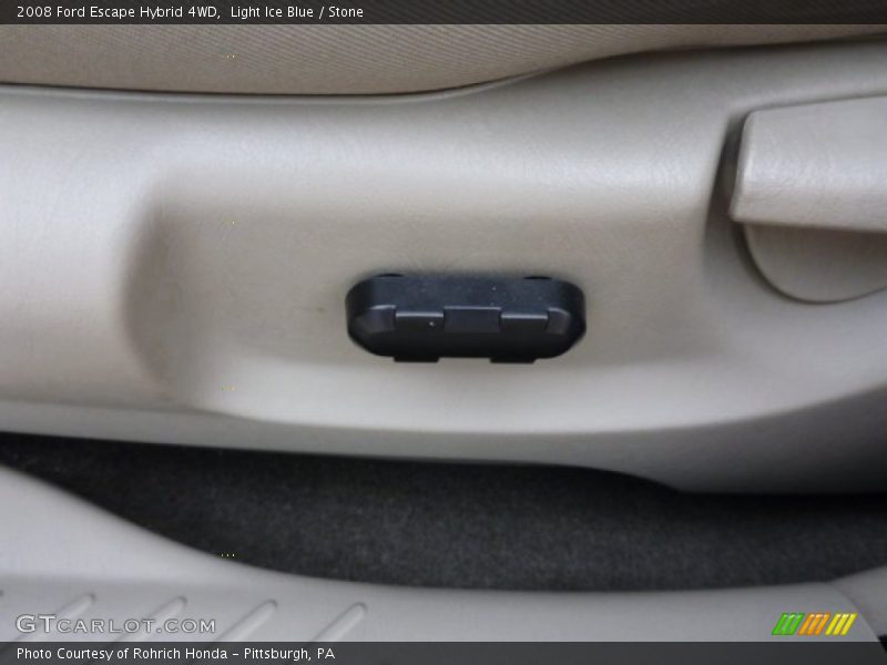 Light Ice Blue / Stone 2008 Ford Escape Hybrid 4WD