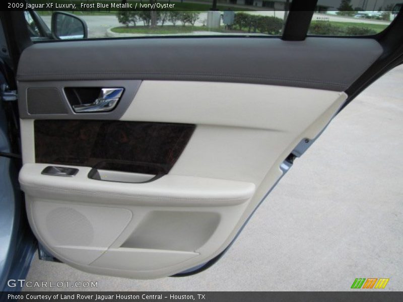 Frost Blue Metallic / Ivory/Oyster 2009 Jaguar XF Luxury