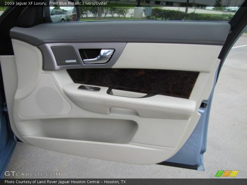 Frost Blue Metallic / Ivory/Oyster 2009 Jaguar XF Luxury