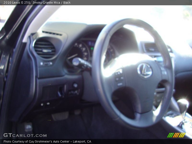 Smoky Granite Mica / Black 2010 Lexus IS 250